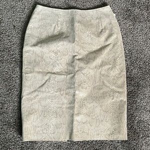 Snakeskin skirt